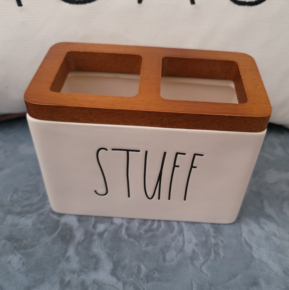 RAE DUNN "STUFF" Holder